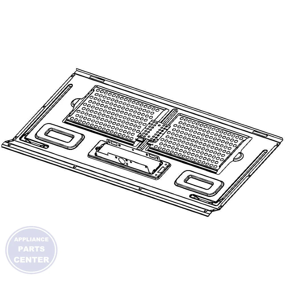 Whirlpool Microwave Base W10571126 - Main view showing sturdy support for Whirlpool models