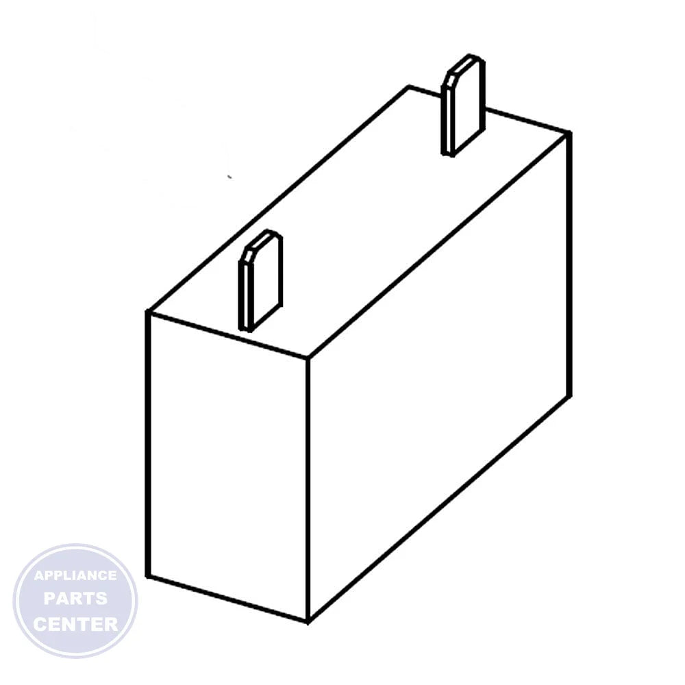 WHIRLPOOL MICROWAVE CAPACITOR W11405832 - Main view showing power distribution for Whirlpool microwaves