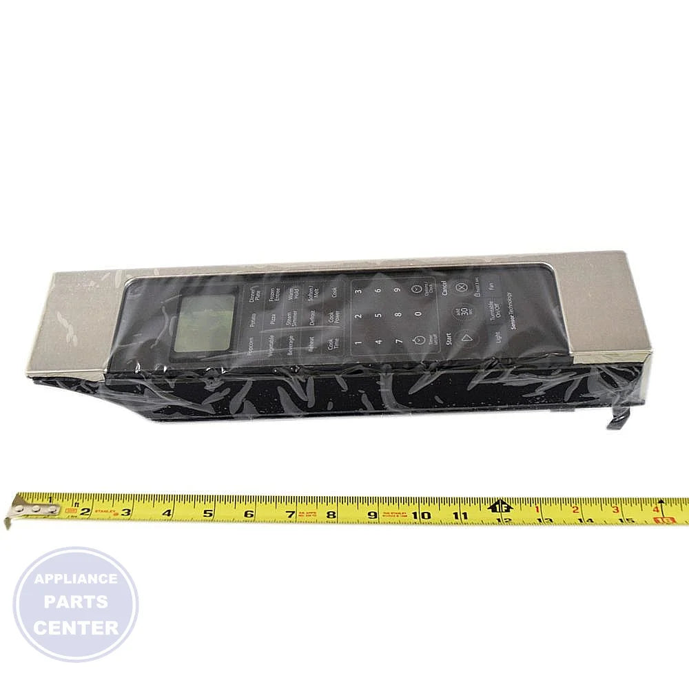 WHIRLPOOL MICROWAVE CONTROL PANEL W10848068 - Detailed view of touchpad interface