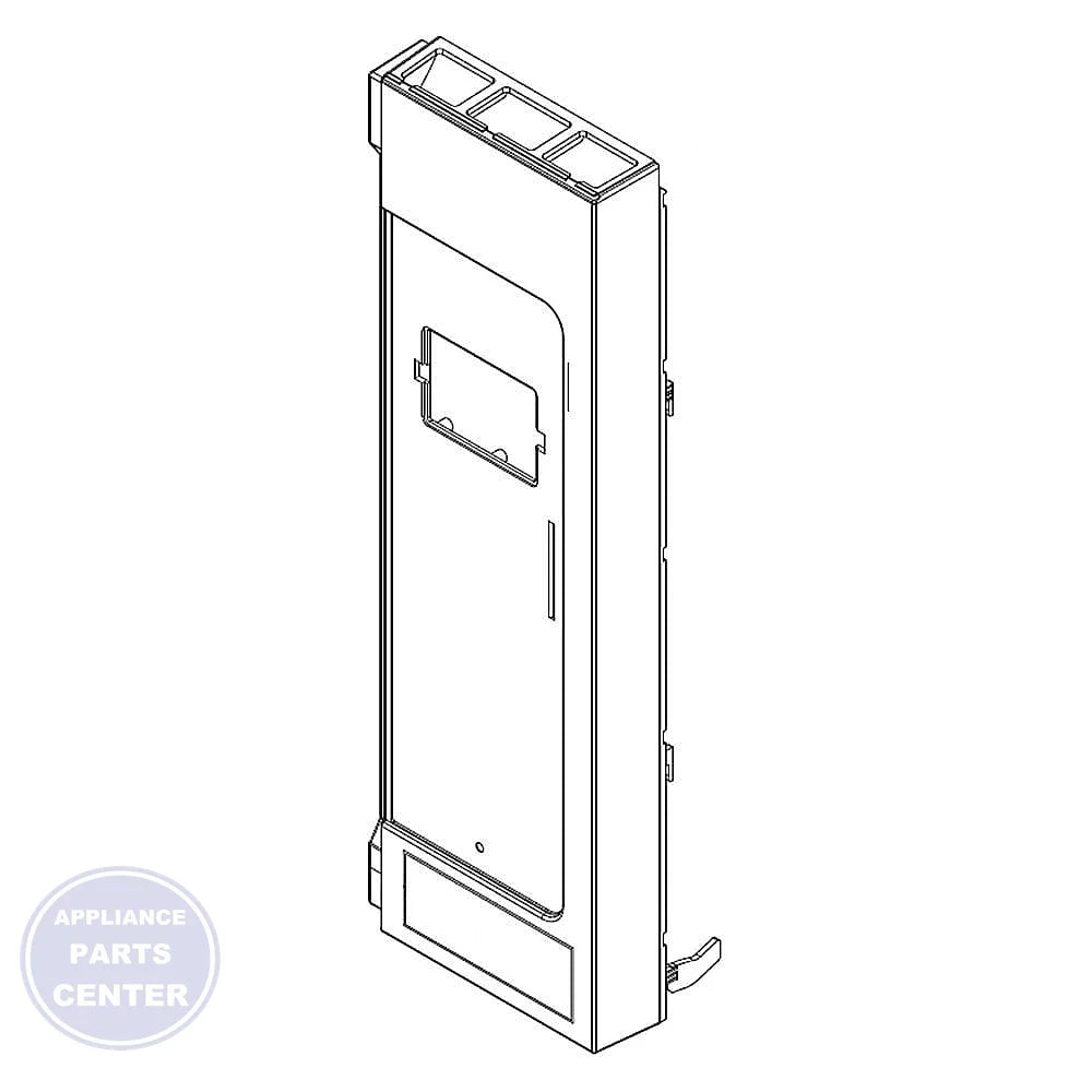 WHIRLPOOL MICROWAVE CONTROL PANEL W10890778 - Main view showing touchpad for Whirlpool microwave models