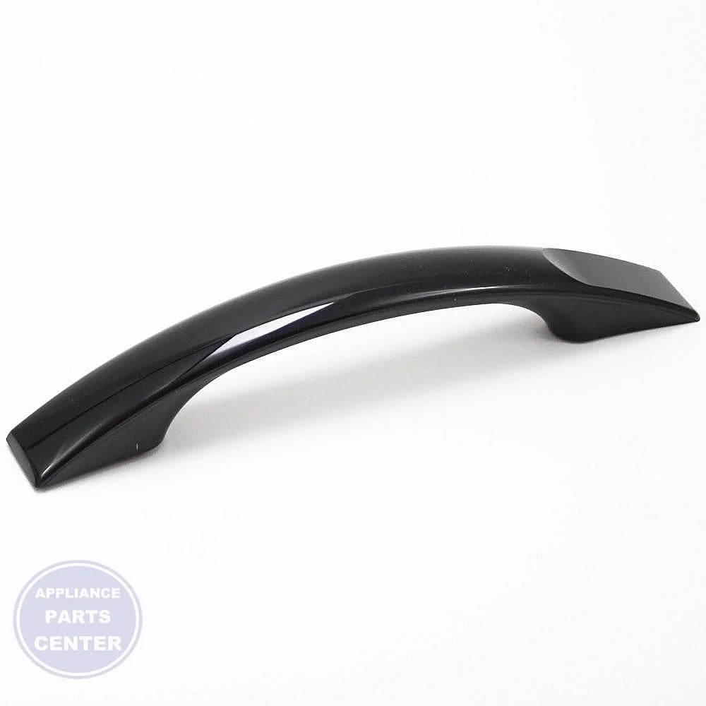 WHIRLPOOL MICROWAVE DOOR HANDLE W10246505 - Main view showing ergonomic design for various Whirlpool models