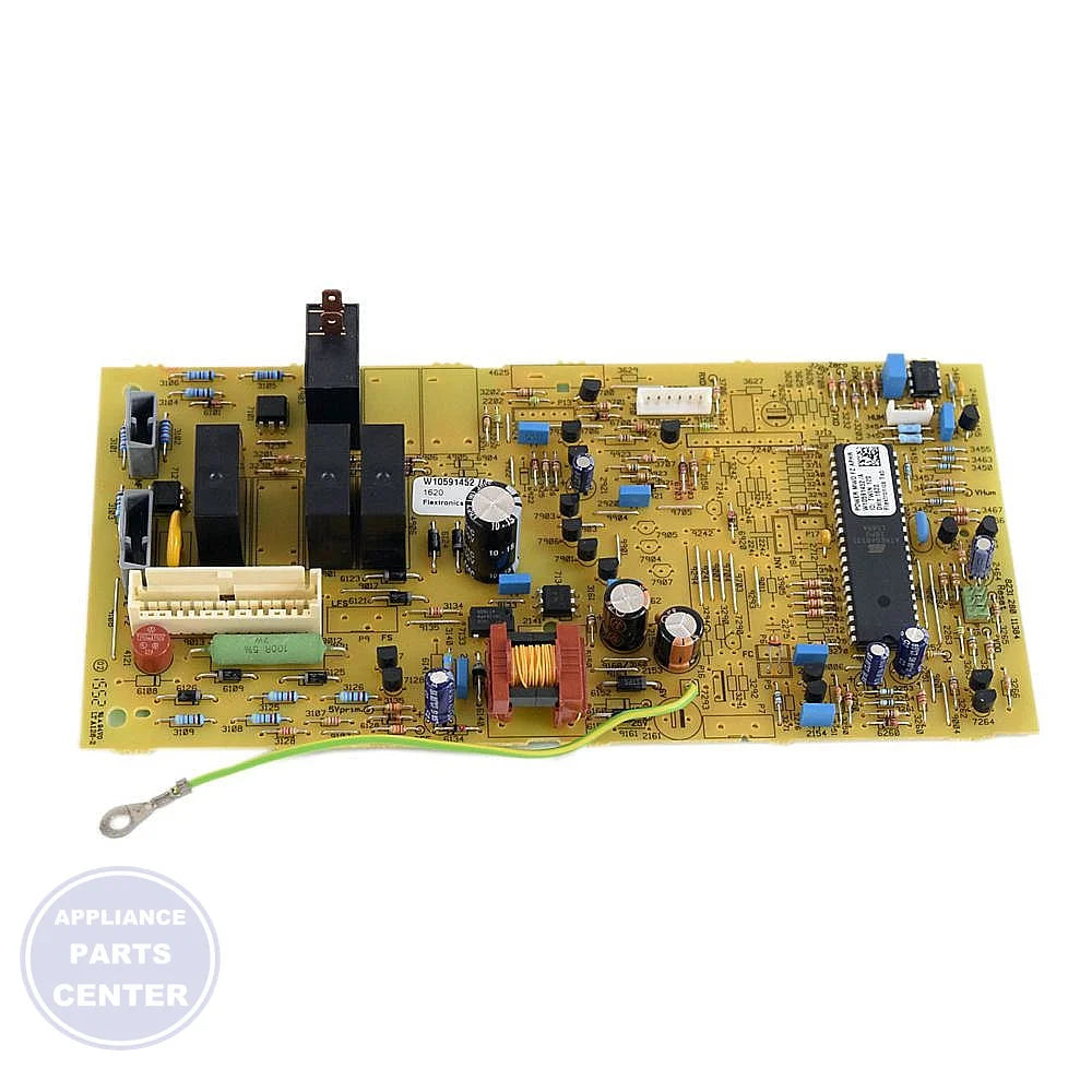 WHIRLPOOL MICROWAVE ELECTRONIC CONTROL BOARD WPW10591452 - Main view showing digital interface for specific models