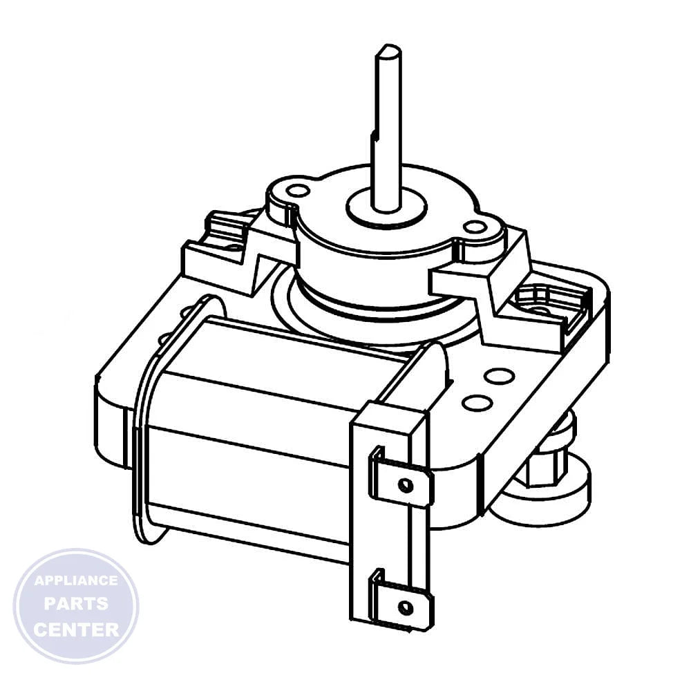 WHIRLPOOL MICROWAVE FAN MOTOR W11443154 - Main view showing airflow enhancement for specific models
