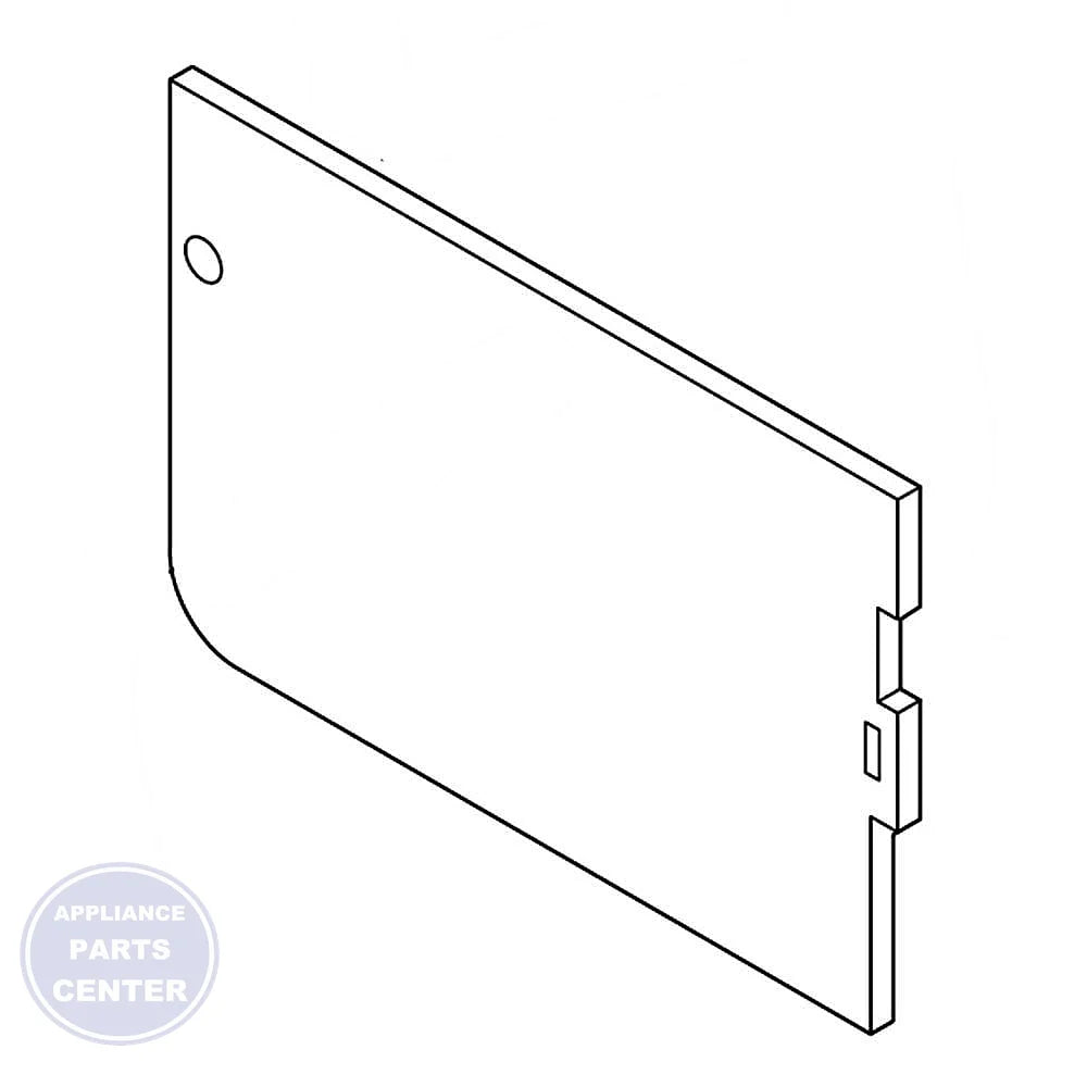 WHIRLPOOL MICROWAVE FILTER W11199545 - Main view showing grease capture for specific models