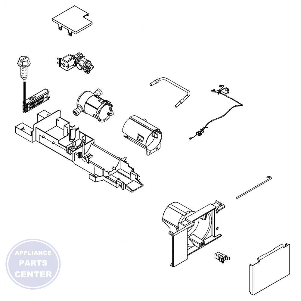 Whirlpool Mounting Kit W11248063 - Main view showing secure mounting for Whirlpool models