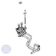 WHIRLPOOL ORIFICE HOLDER W10552135 - Main view showing gas flow regulator for Whirlpool models