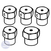 WHIRLPOOL ORIFICE SPUD W11379310 - Main view showing precise fit for various Whirlpool models