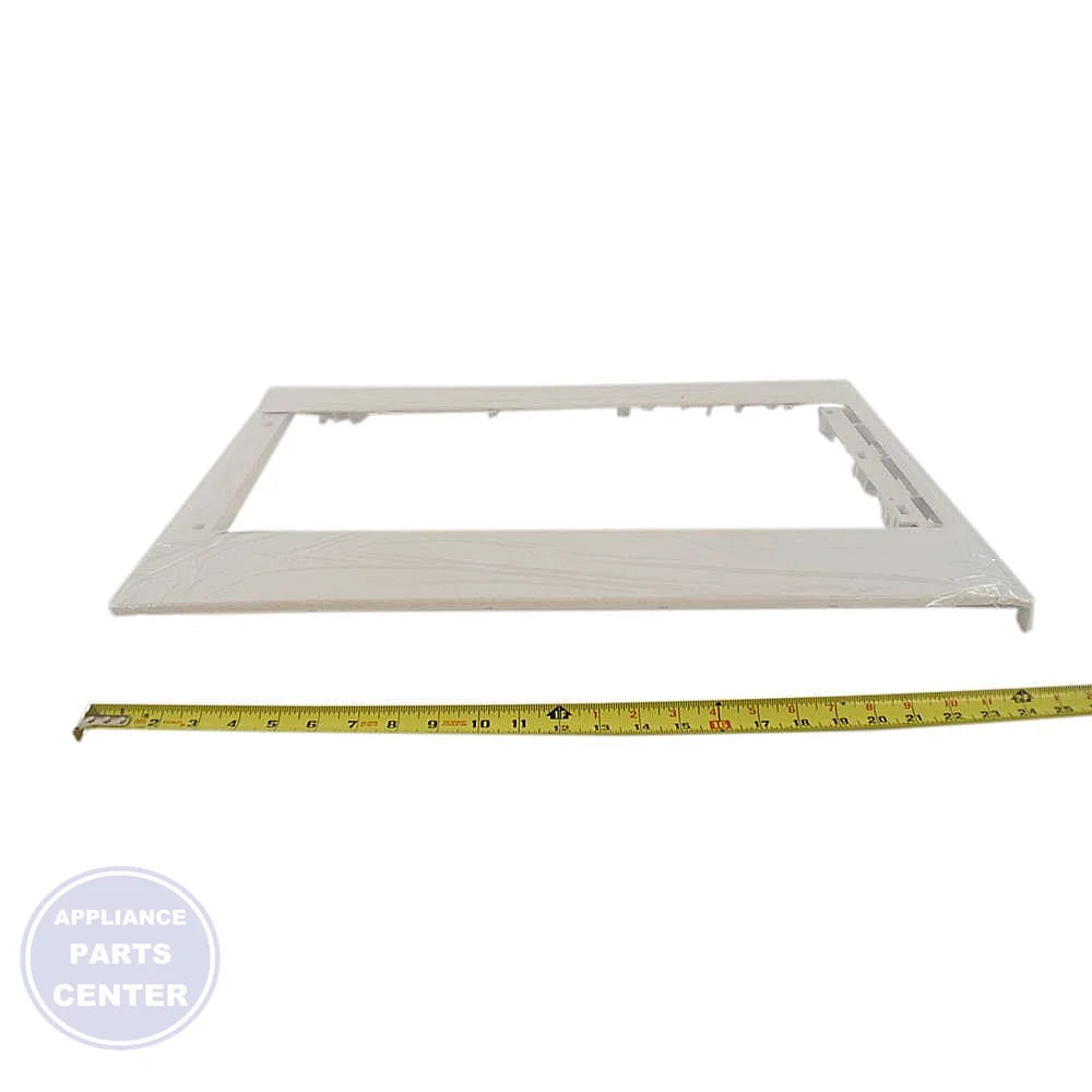 WHIRLPOOL OUTER DOOR W11207468 - Side view with precise measurements