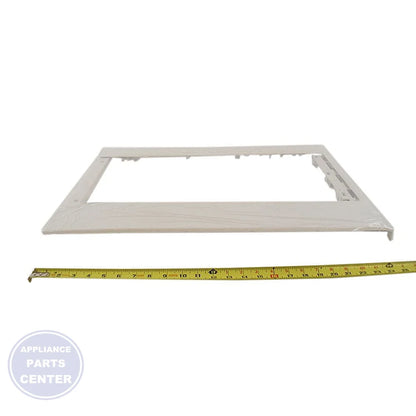 WHIRLPOOL OUTER DOOR W11207468 - Side view with precise measurements