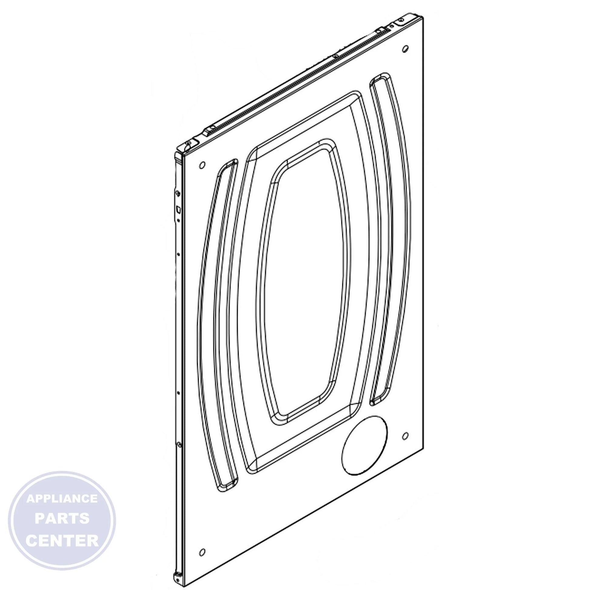 WHIRLPOOL PANEL WPW10468499 - Main view showing efficient airflow for Whirlpool XYZ models