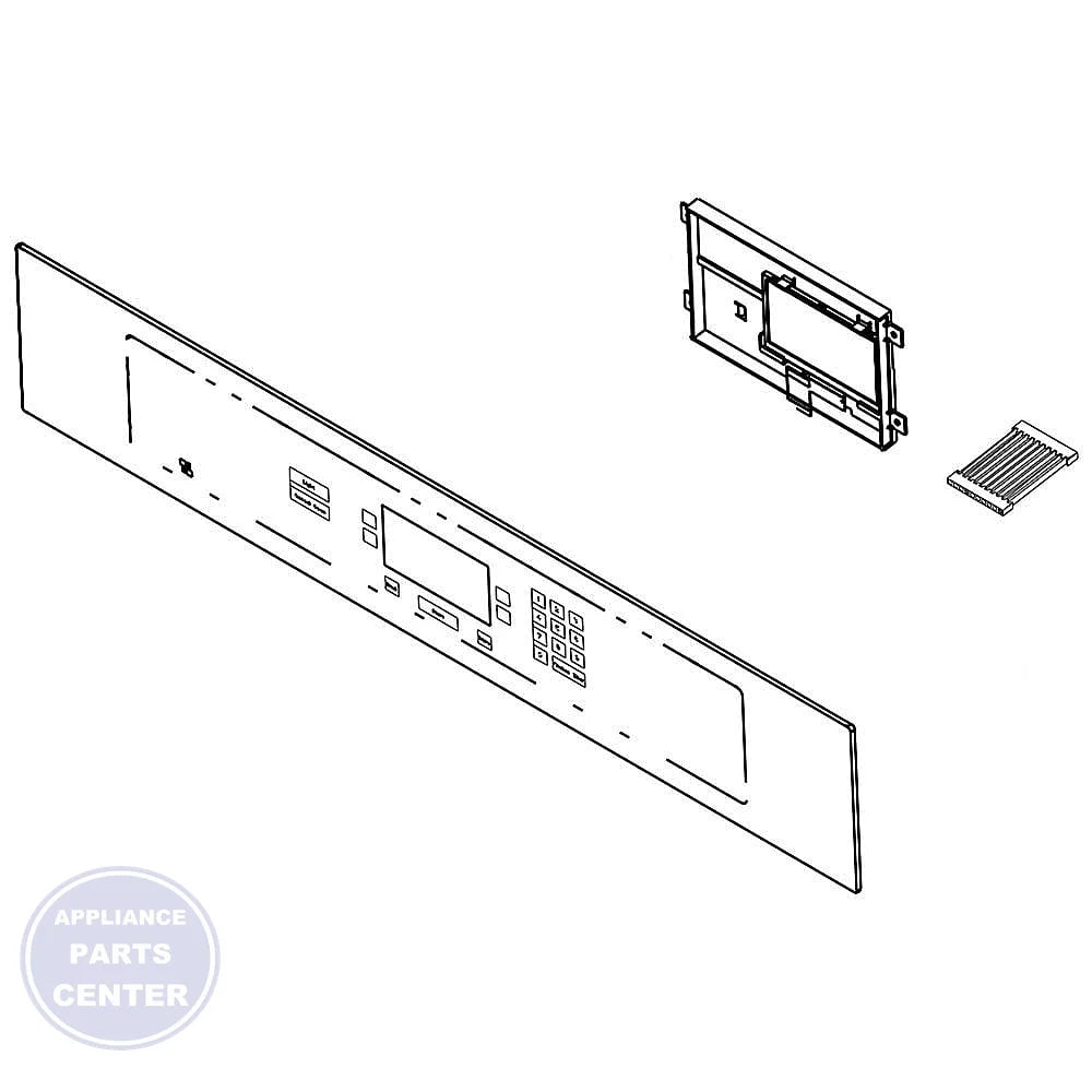 Whirlpool WHIRLPOOL PANL-CNTRL W10672955 - Main view showing control panel for WPL Range