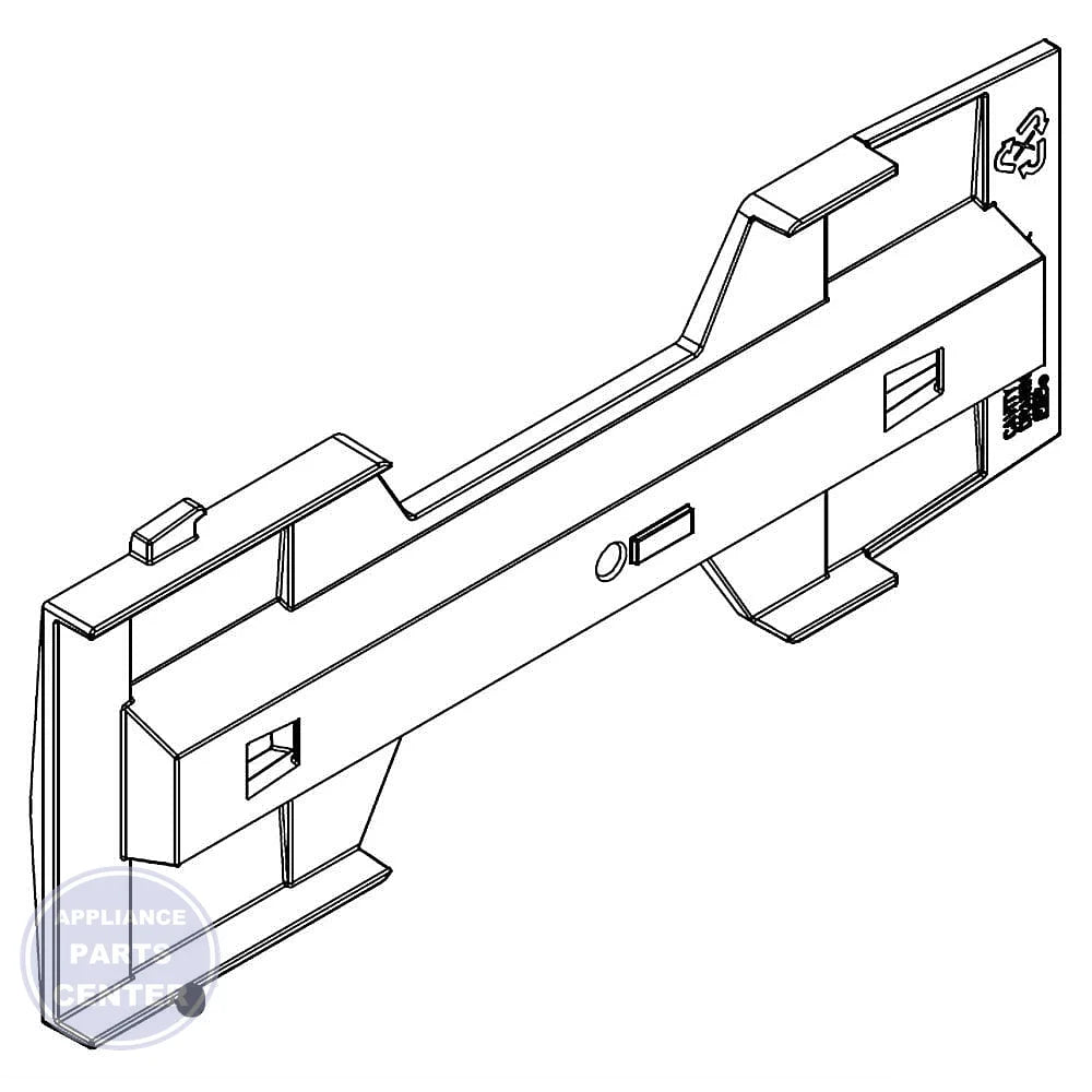 WHIRLPOOL PLATE W10562471 - Main view showing durability for WPL-2000 series