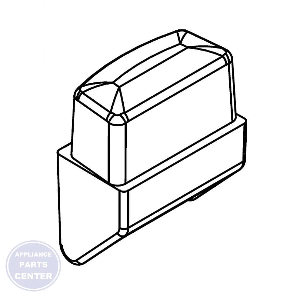 Whirlpool POSITIONER W11267701 - Main view showing knob, dial, & button assembly for specific models