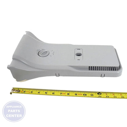WHIRLPOOL REFRIGERATOR AIR TOWER W11126274 - Side view with specific airflow measurements