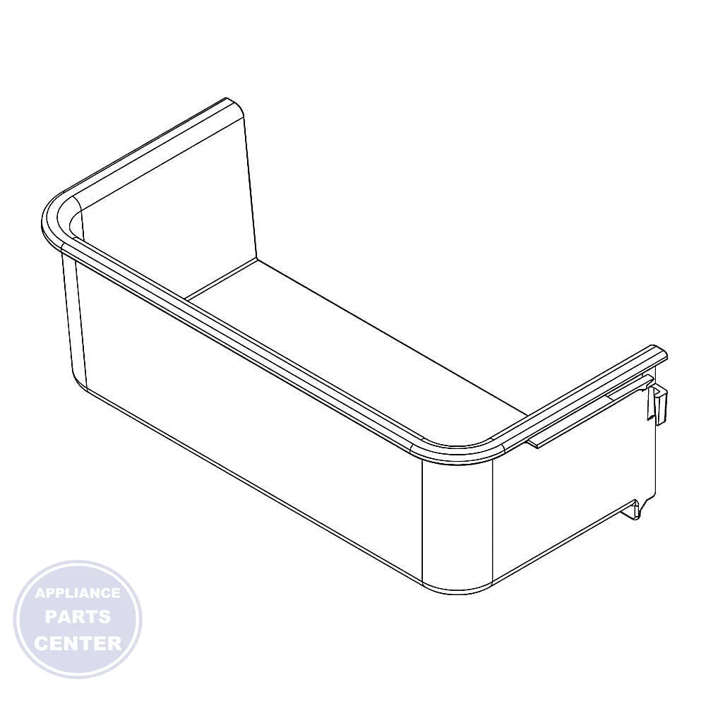 Whirlpool Refrigerator Bin WPW10434529 - Main view showing sturdy construction for specific models