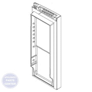 WHIRLPOOL REFRIGERATOR BLACK FOAM IN PLACE DOORACK LW10341282 - Main view showing ample storage for various Whirlpool models