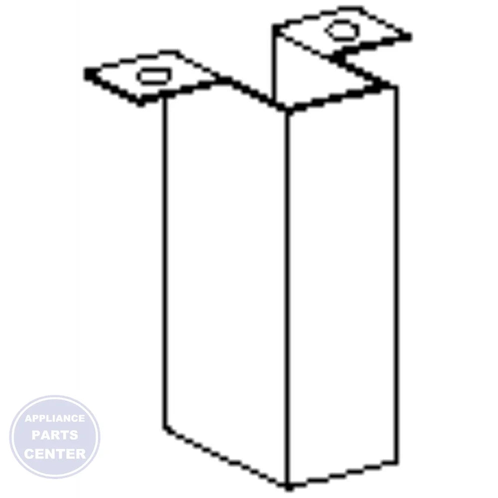 WHIRLPOOL REFRIGERATOR BRACKET W10782242 - Main view showing 50 lbs support for WHIRLPOOL models