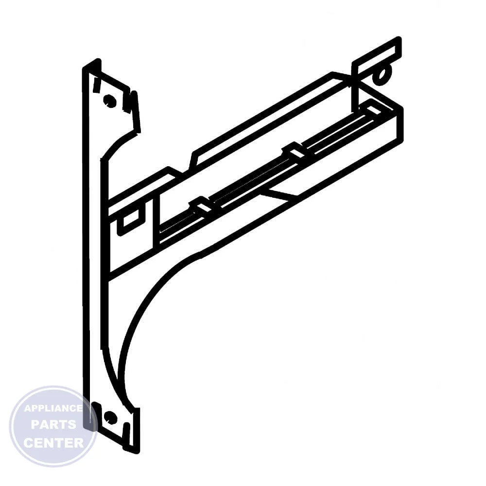 Whirlpool Refrigerator Bracket WPW10330991 - Main view showing sturdy design for WPL refrigerator models