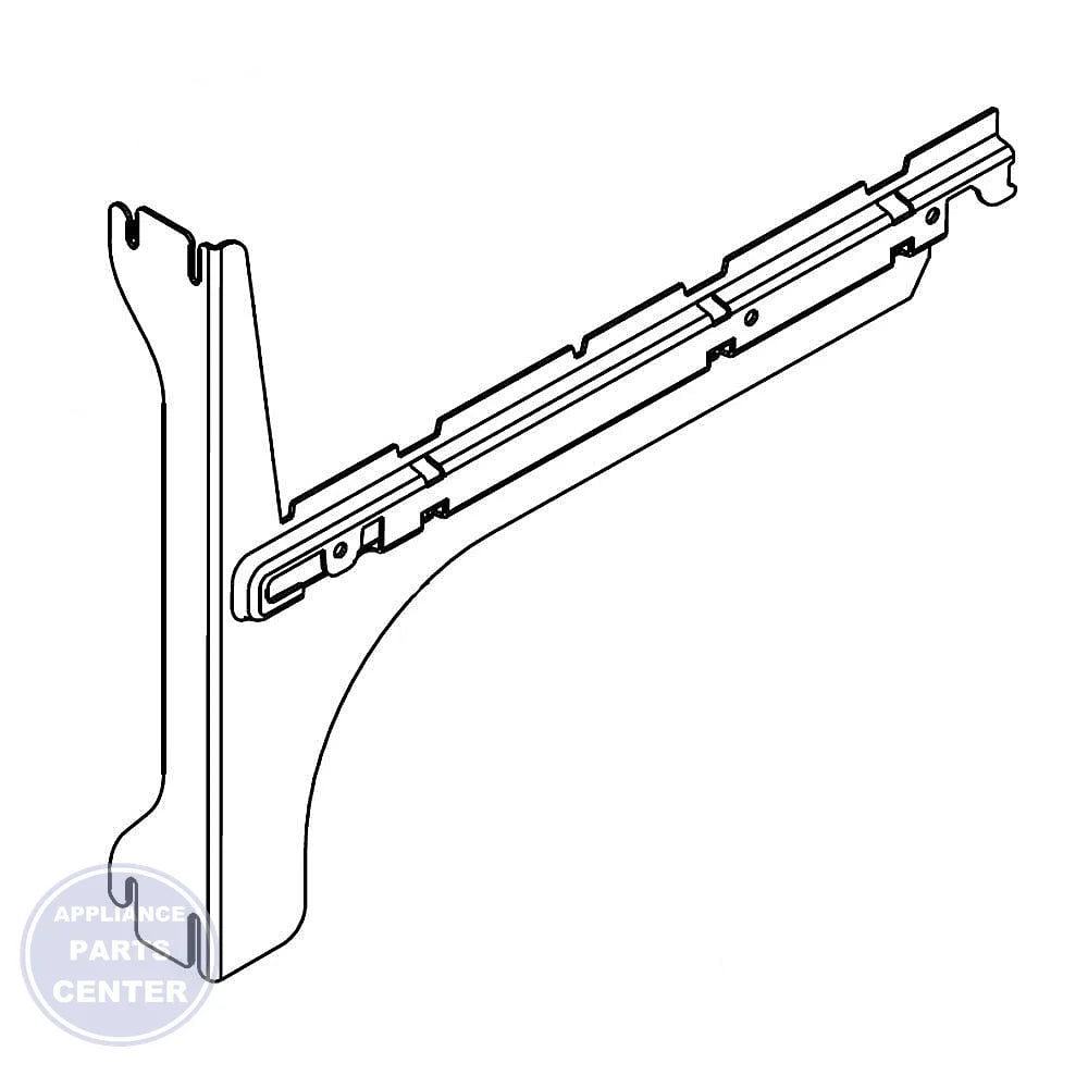 WHIRLPOOL REFRIGERATOR BRACKET WPW10330993 - Main view showing secure design for Whirlpool WPL models