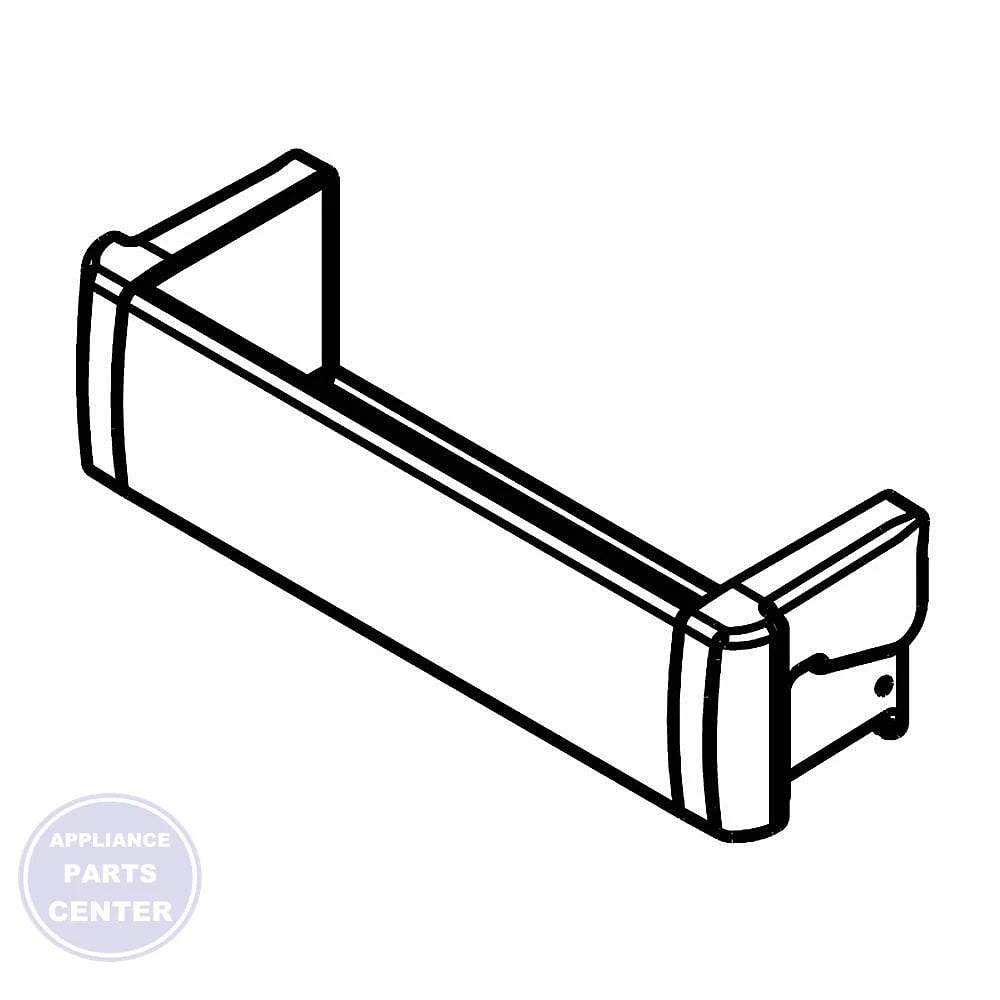 WHIRLPOOL REFRIGERATOR CANTILEVER BIN W10323598 - Main view showing ample storage for Whirlpool models