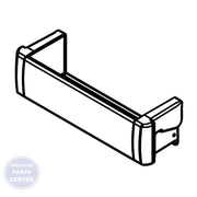 WHIRLPOOL REFRIGERATOR CANTILEVER BIN W10323598 - Main view showing ample storage for Whirlpool models