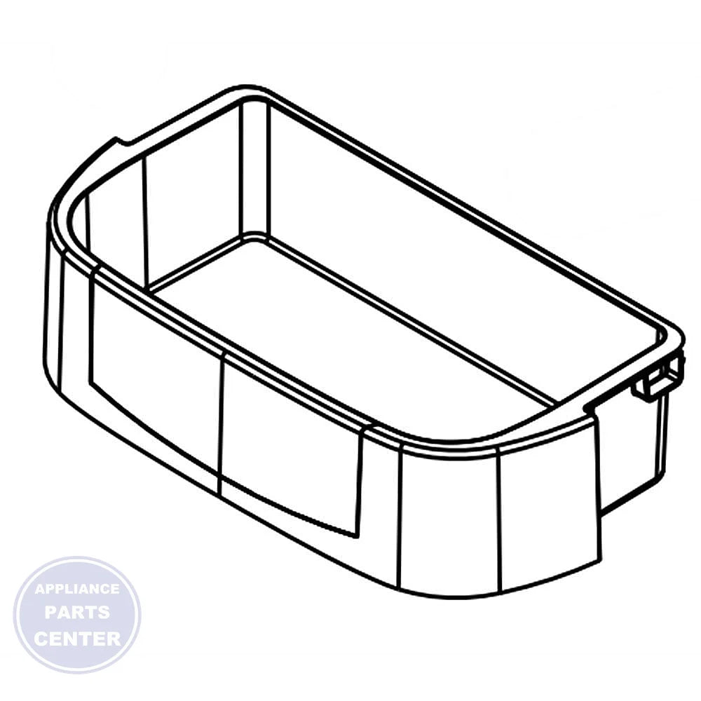 WHIRLPOOL REFRIGERATOR CANTILEVER BIN W11379148 - Main view showing adjustable arms for WPL models