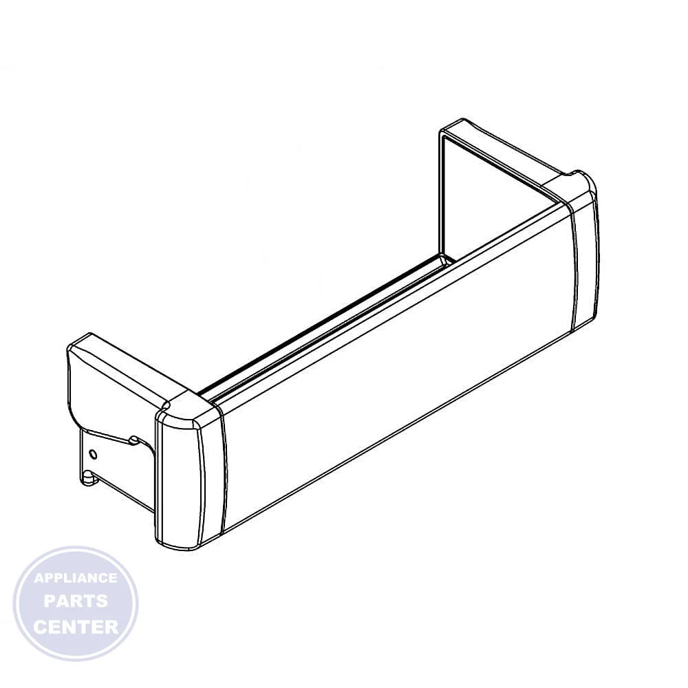 Whirlpool Refrigerator Cantilever Bin W11590561 - Main view showing versatile storage for various Whirlpool models