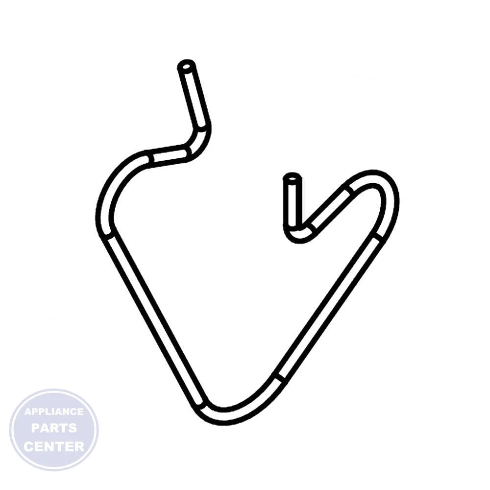WHIRLPOOL REFRIGERATOR CLIP W10683507 - Main view showing secure fastening for select Whirlpool models