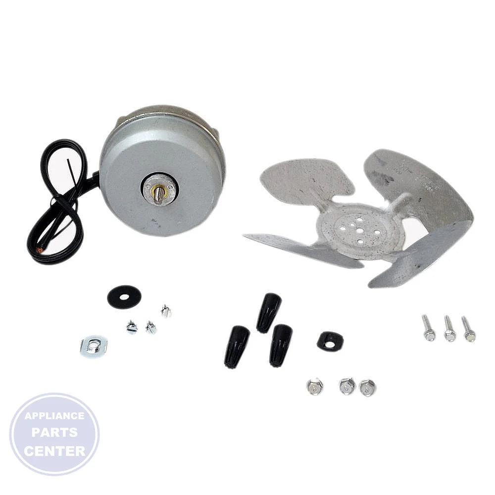 WHIRLPOOL REFRIGERATOR CONDENSER MOTOR WITH BLADE - Main view showing efficient cooling for specific models