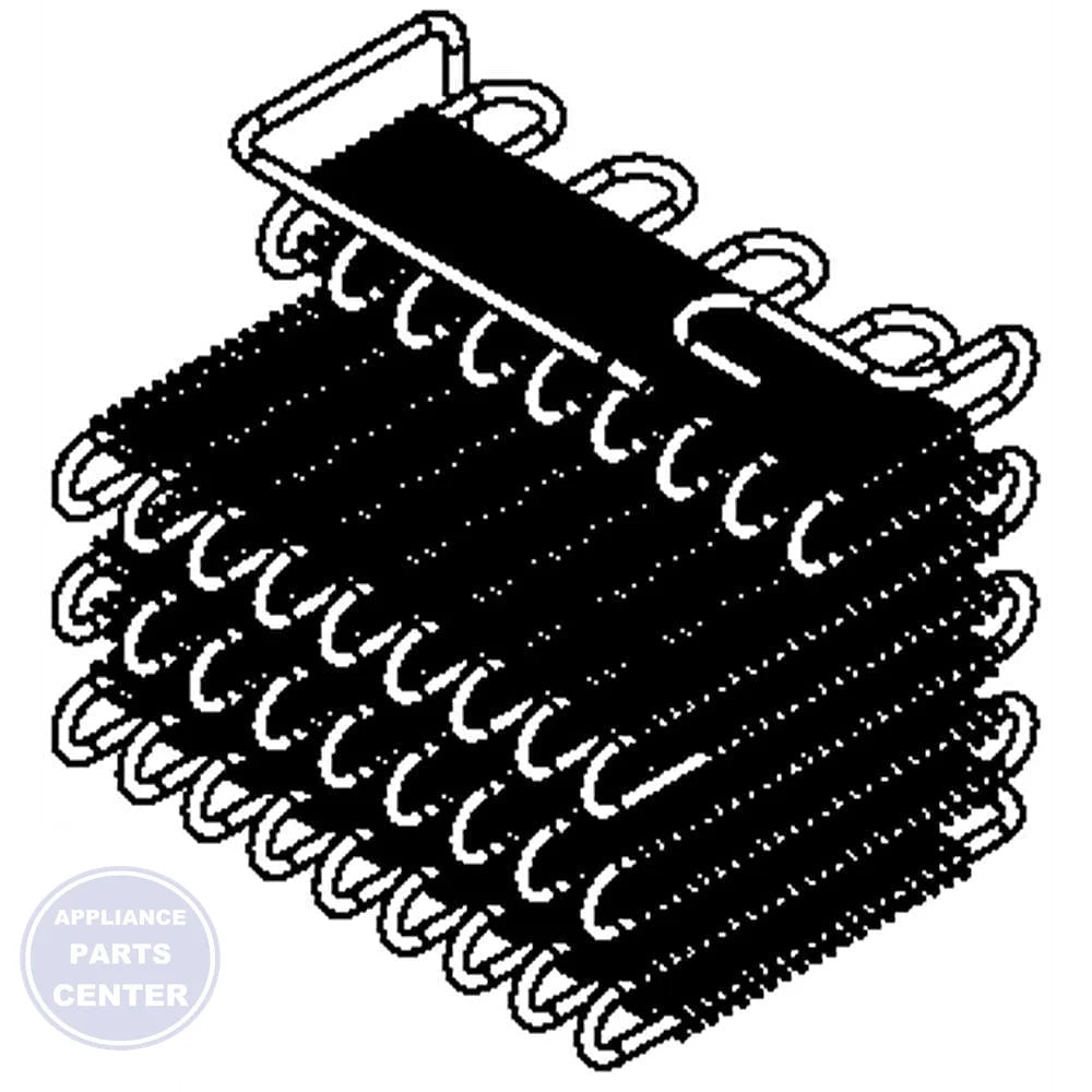 WHIRLPOOL REFRIGERATOR CONDENSER W10591457 - Main view showing high pressure support for various models