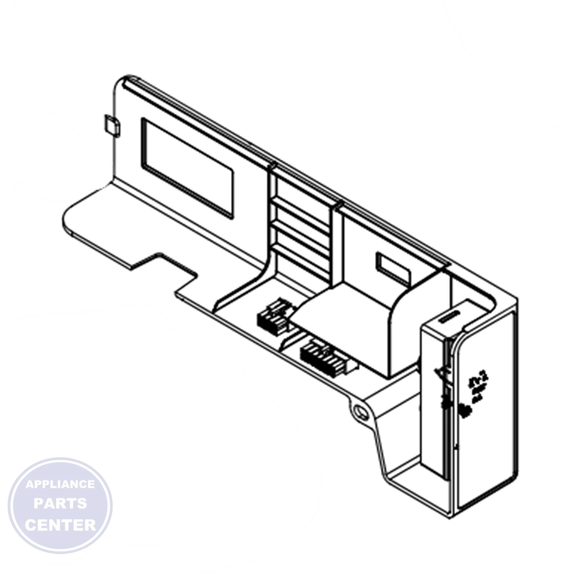 WHIRLPOOL REFRIGERATOR CONTROL BOX W11190849 - Main view showing temperature control for specific models