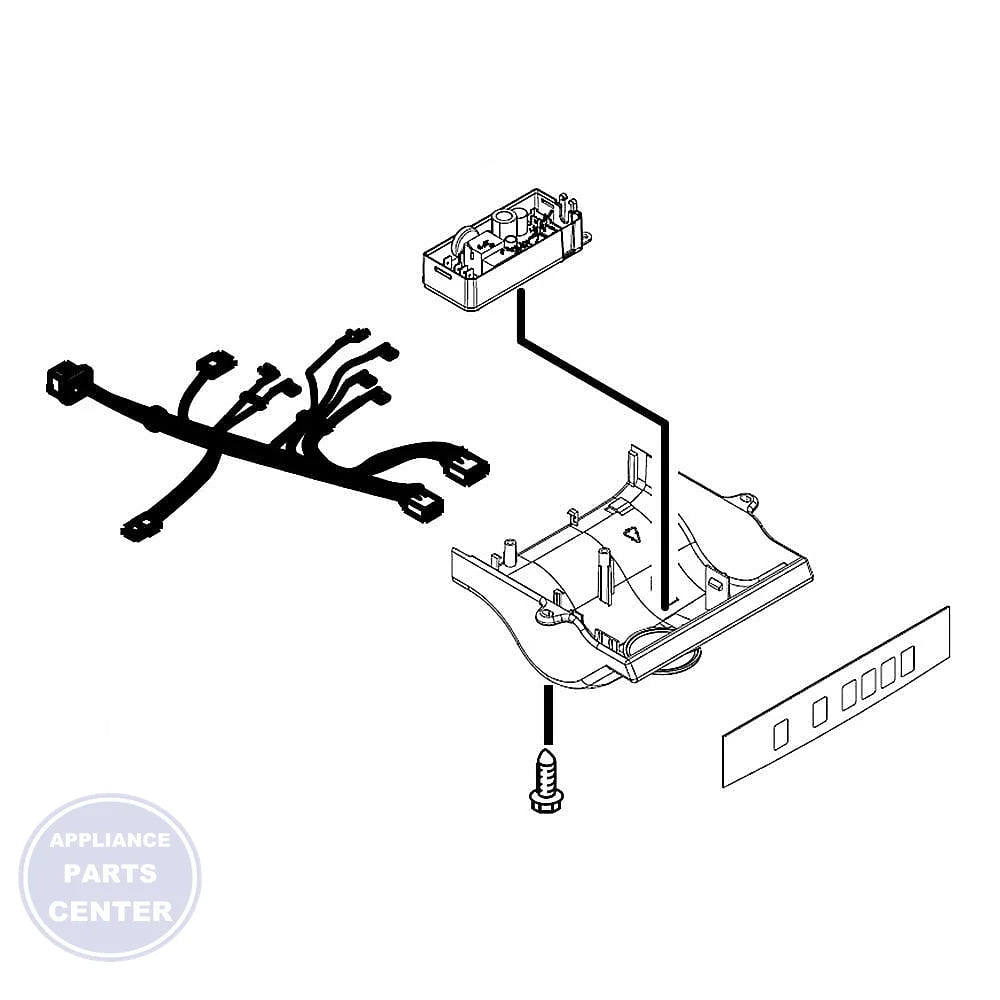 WHIRLPOOL REFRIGERATOR CONTROL BOX W11357371 - Main view showing precise temperature control for specific models