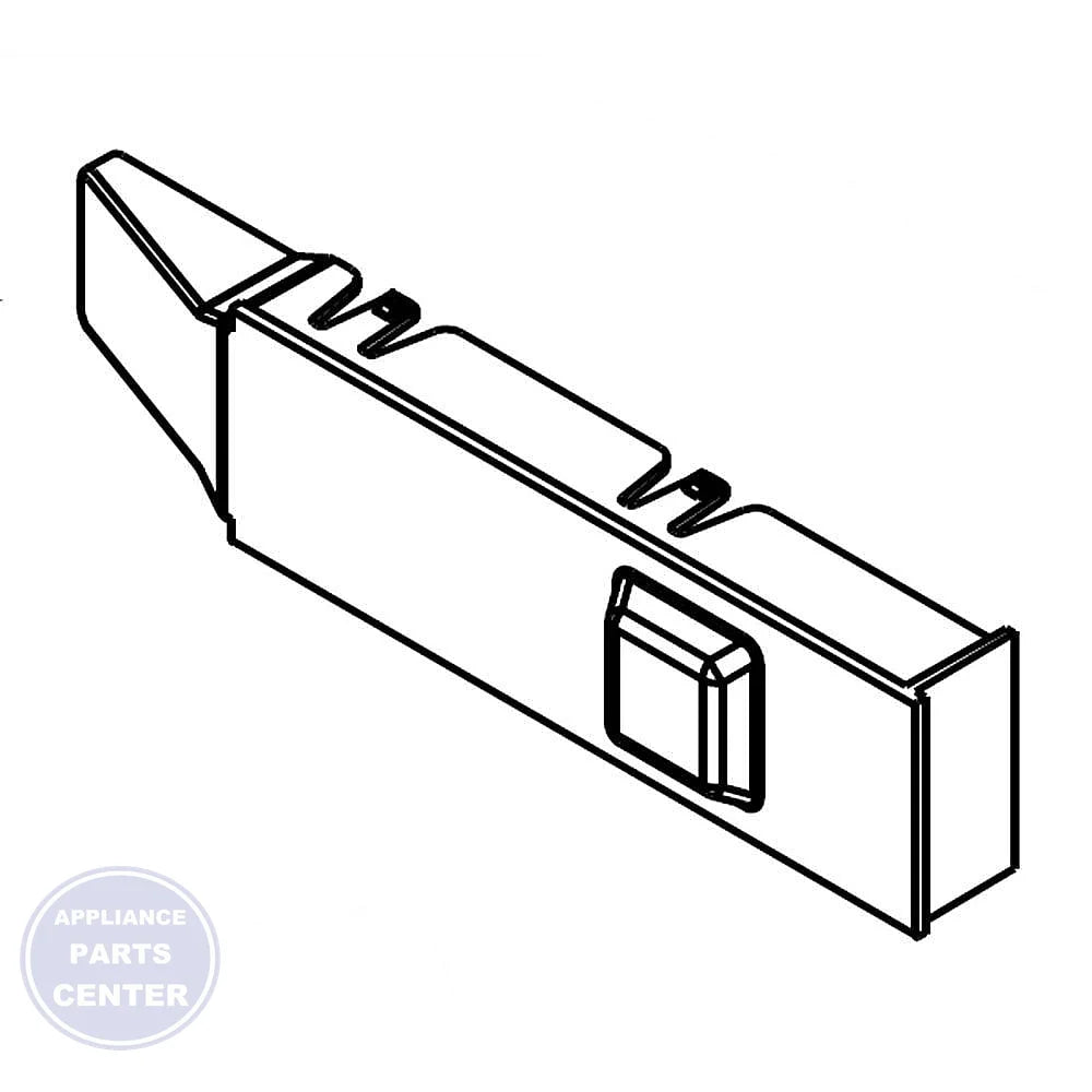 Whirlpool Refrigerator Cover W10606814 - Main view showing protective design for Whirlpool models