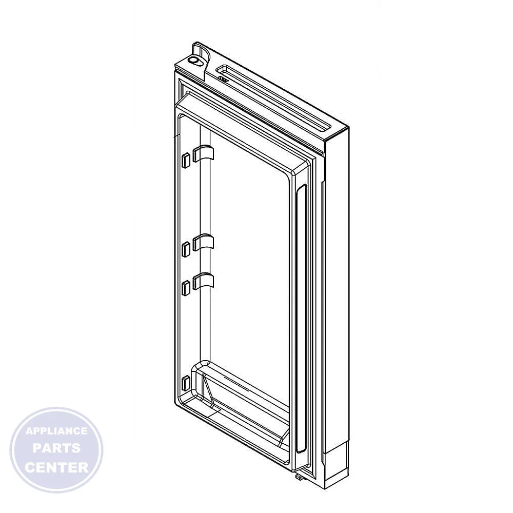 WHIRLPOOL REFRIGERATOR DOOR FRAME INSTALLER W11477025 - Main view showing secure fit for WHIRLPOOL models