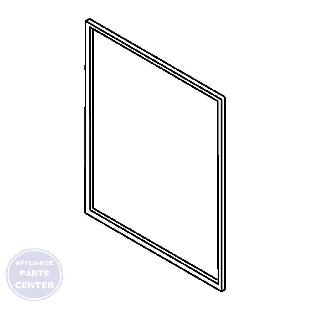WHIRLPOOL REFRIGERATOR DOOR GASKET W10249195 - Main view showing airtight seal for specific models