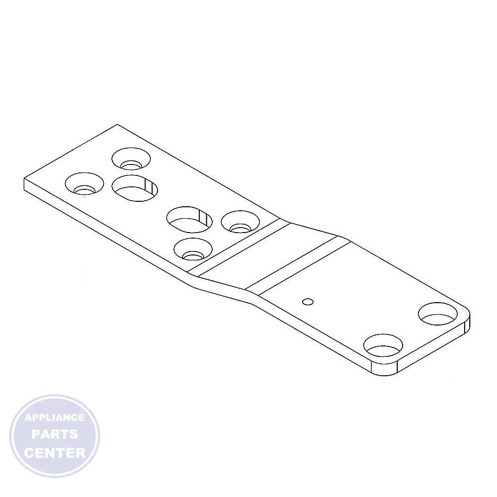 WHIRLPOOL REFRIGERATOR DOOR HINGE 2257644 - Main view showing smooth door operation for WHIRLPOOL models