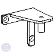 WHIRLPOOL REFRIGERATOR DOOR HINGE W10782193 - Main view showing strong durability for specific models