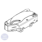 WHIRLPOOL REFRIGERATOR DOOR HINGE W11233372 - Main view showing durable construction for WHIRLPOOL models