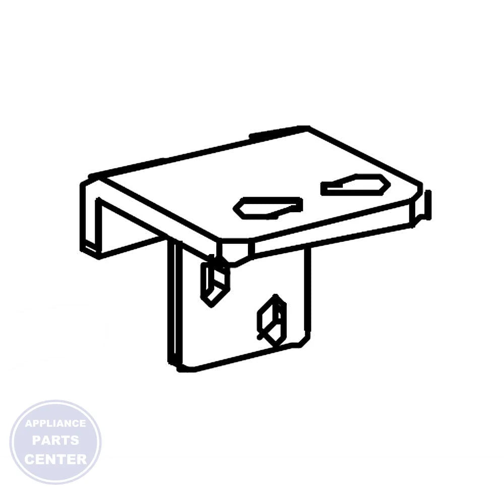 Whirlpool Refrigerator Door Hinge W11243790 - Main view showing durable construction for Whirlpool models