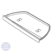 WHIRLPOOL REFRIGERATOR DRIP TRAY W10400884 - Main view showing efficient water collection for WHIRLPOOL models