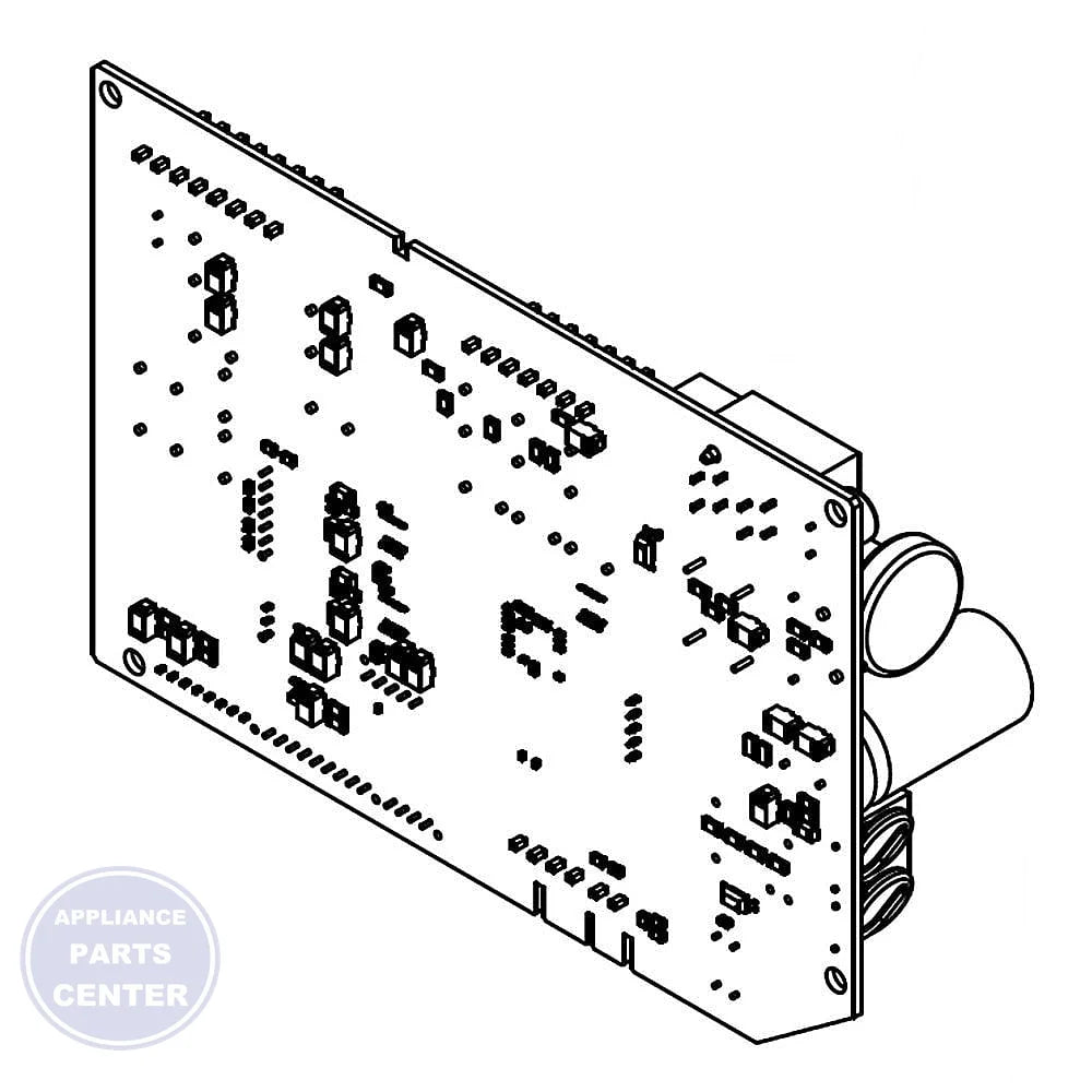 Whirlpool W11548534 Electronic Control Board - Main view showing temperature control features for various models