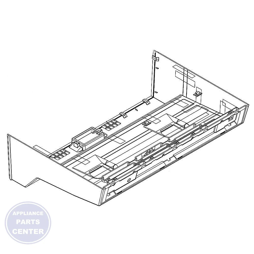 Whirlpool WHIRLPOOL REFRIGERATOR EVAPORATOR COVER W10636487 - Main view showing protective features for Whirlpool models
