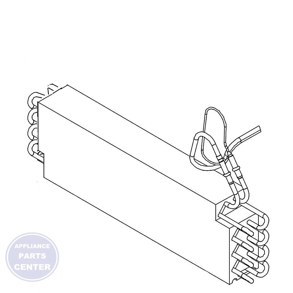 WHIRLPOOL REFRIGERATOR EVAPORATOR W11459354 - Main view showing enhanced cooling for specific models