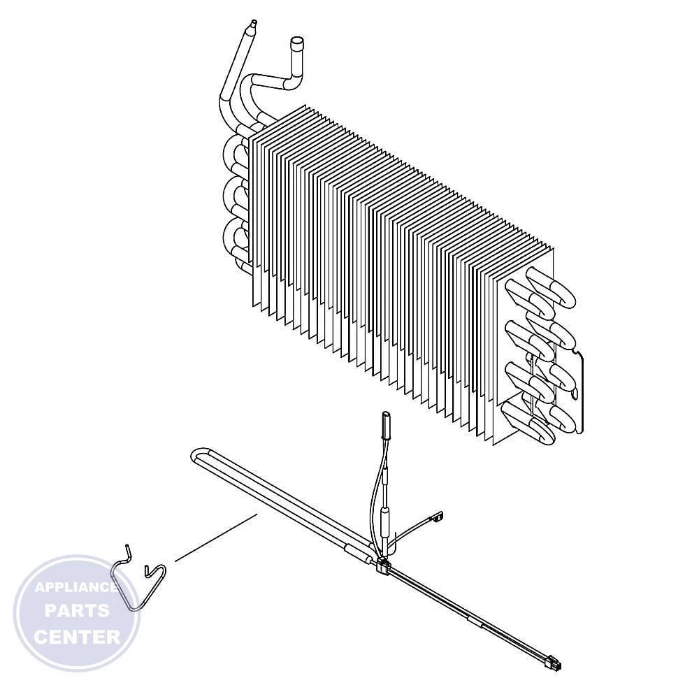 Whirlpool Refrigerator Evaporator W11291123 - Main view showing efficient cooling for Whirlpool, Maytag, and KitchenAid models