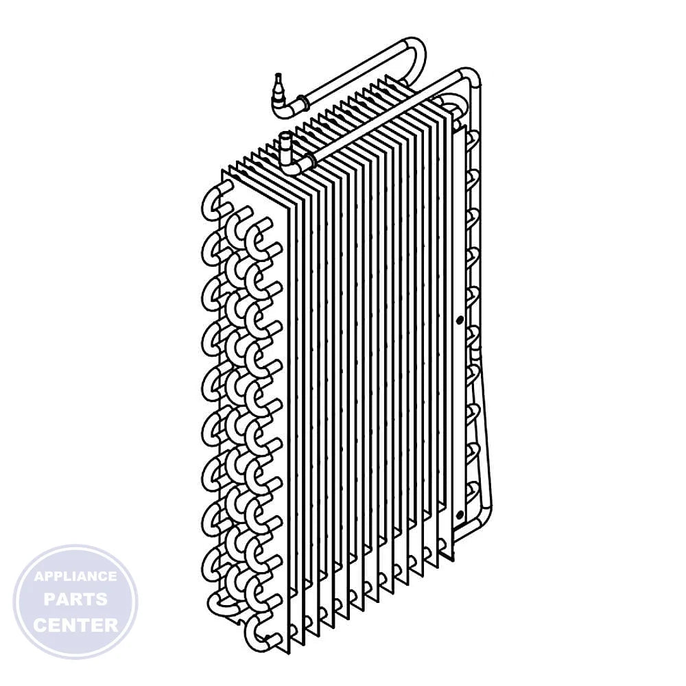 Whirlpool Refrigerator Evaporator WPW10205101 - Main view showing cooling efficiency for specific models