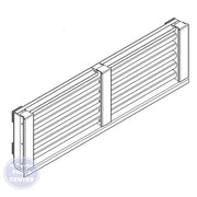 WHIRLPOOL REFRIGERATOR FRONT GRILLE W11233347 - Main view showing sleek design for WPL Freezer Refrigerator series