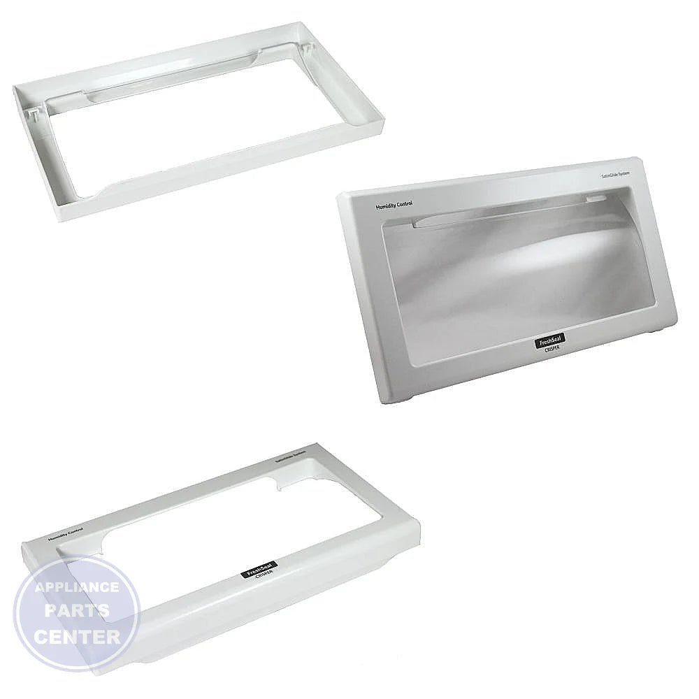 WHIRLPOOL REFRIGERATOR FRONT PANEL W10119220 - Main view showing sturdy support for specific models