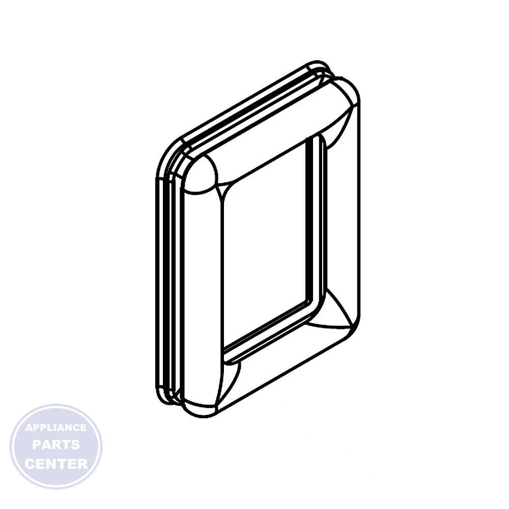 WHIRLPOOL REFRIGERATOR GASKET W11227369 - Main view showing tight seal for Whirlpool models