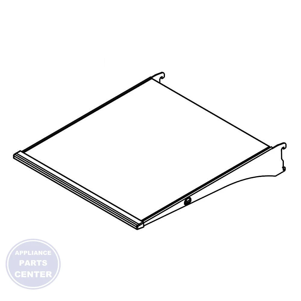 Whirlpool WHIRLPOOL REFRIGERATOR GLASS SHELF W10807832 - Main view showing sturdy construction for specific models