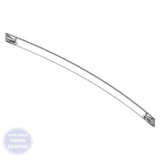 WHIRLPOOL REFRIGERATOR HANDLE W11123101 - Main view showing ergonomic design for WPL refrigerator models